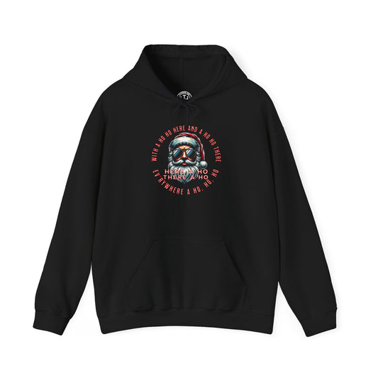 Harbor Ink Co. “Ho Ho Everywhere” Santa Hoodie