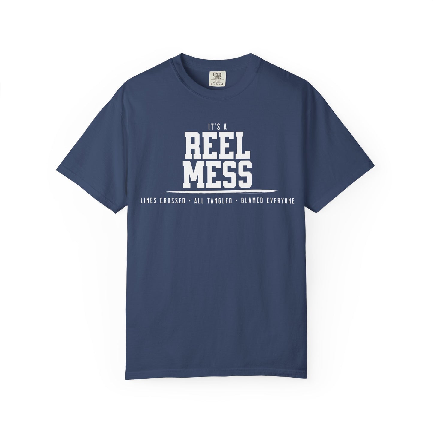 Reel Mess Tee - Lines Crossed