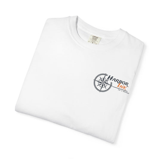 Hooked on the Horizon – Charter Boat Tee – Harbor Ink Co & Design