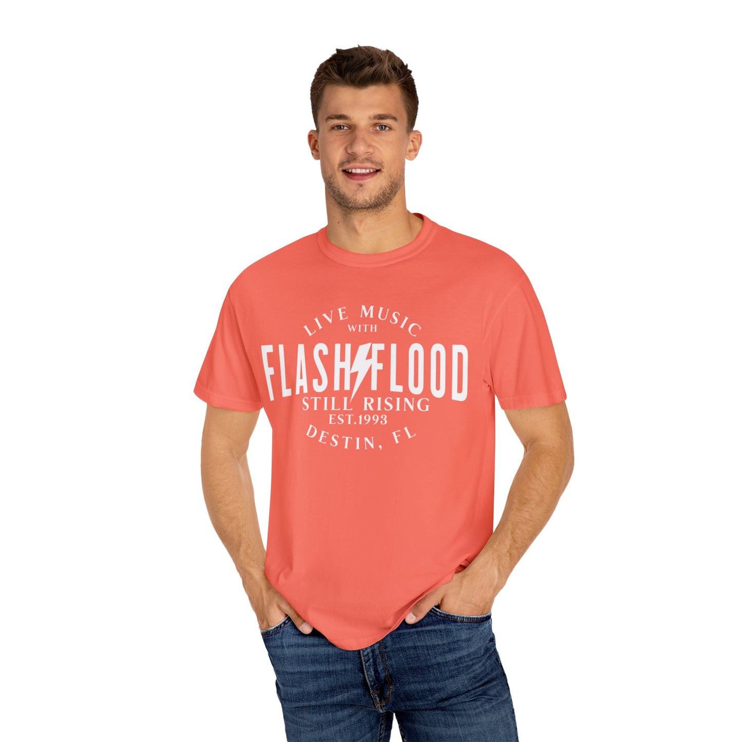 Flash Flood Still Rising - White Logo - Unisex T-shirt