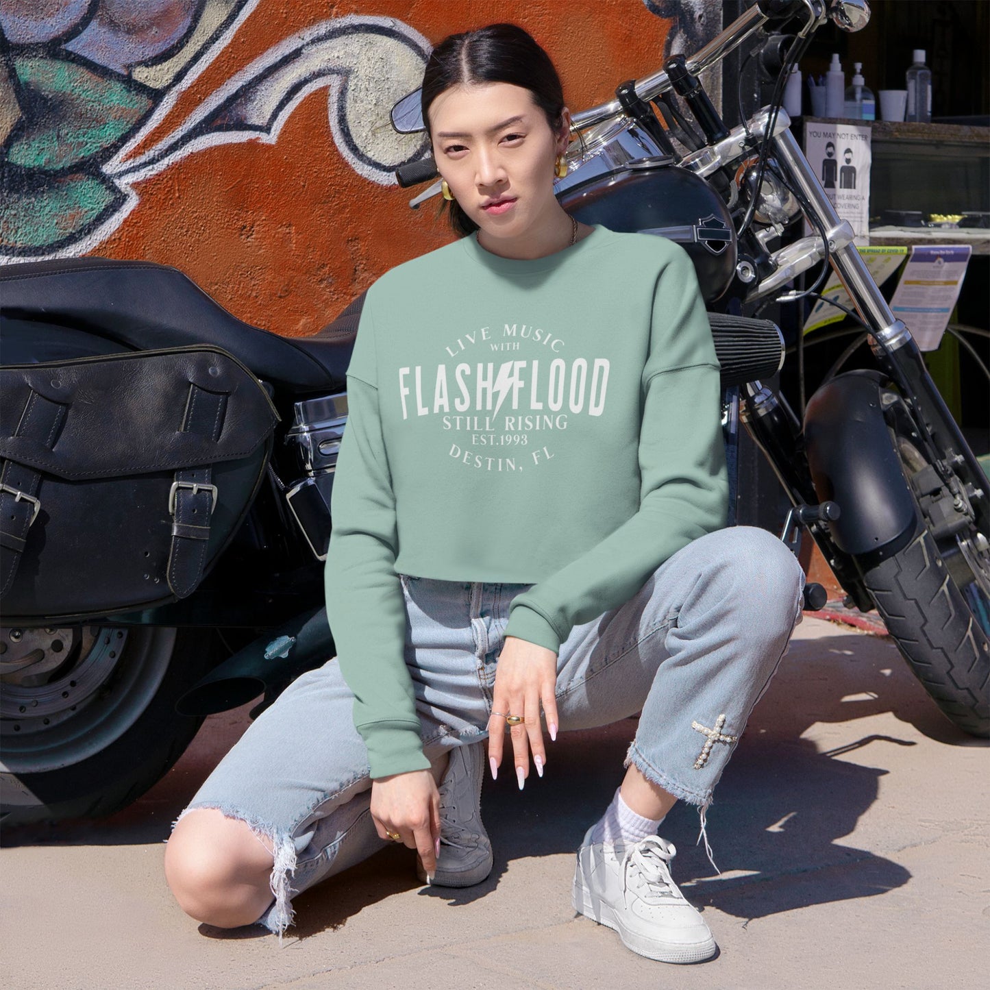 Flash Flood - Still Rising - Women's Cropped Sweatshirt
