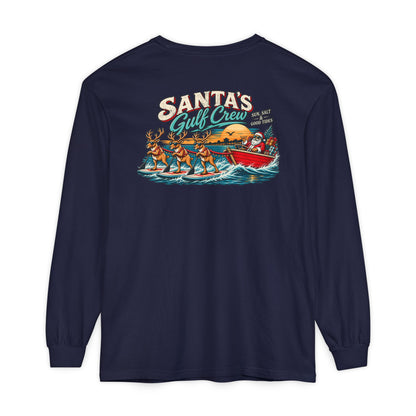 Santa’s Gulf Crew Unisex Long Sleeve Tee