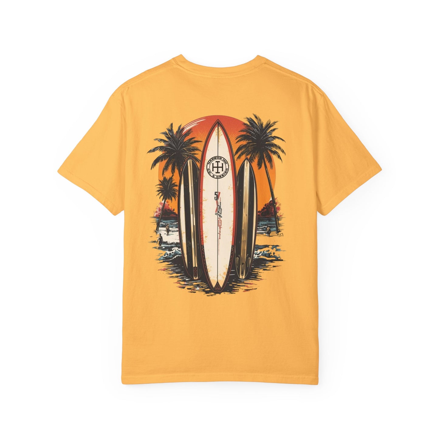 Sunset Surfboards Tee - Harbor Ink Co. & Design