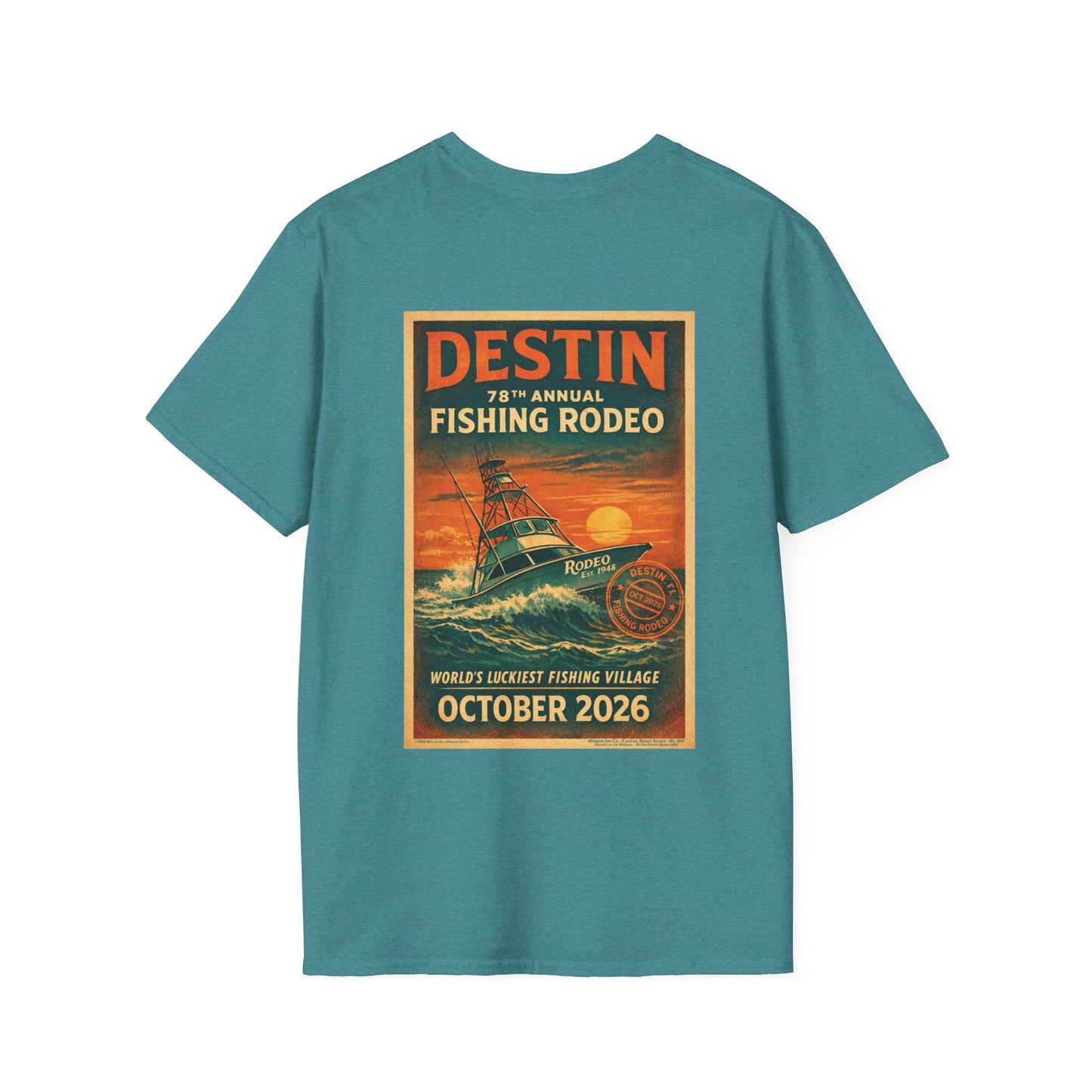 Hooked on the Horizon – Destin Fishing Rodeo 2026 Tee