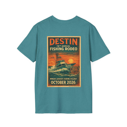 Hooked on the Horizon – Destin Fishing Rodeo 2026 Tee