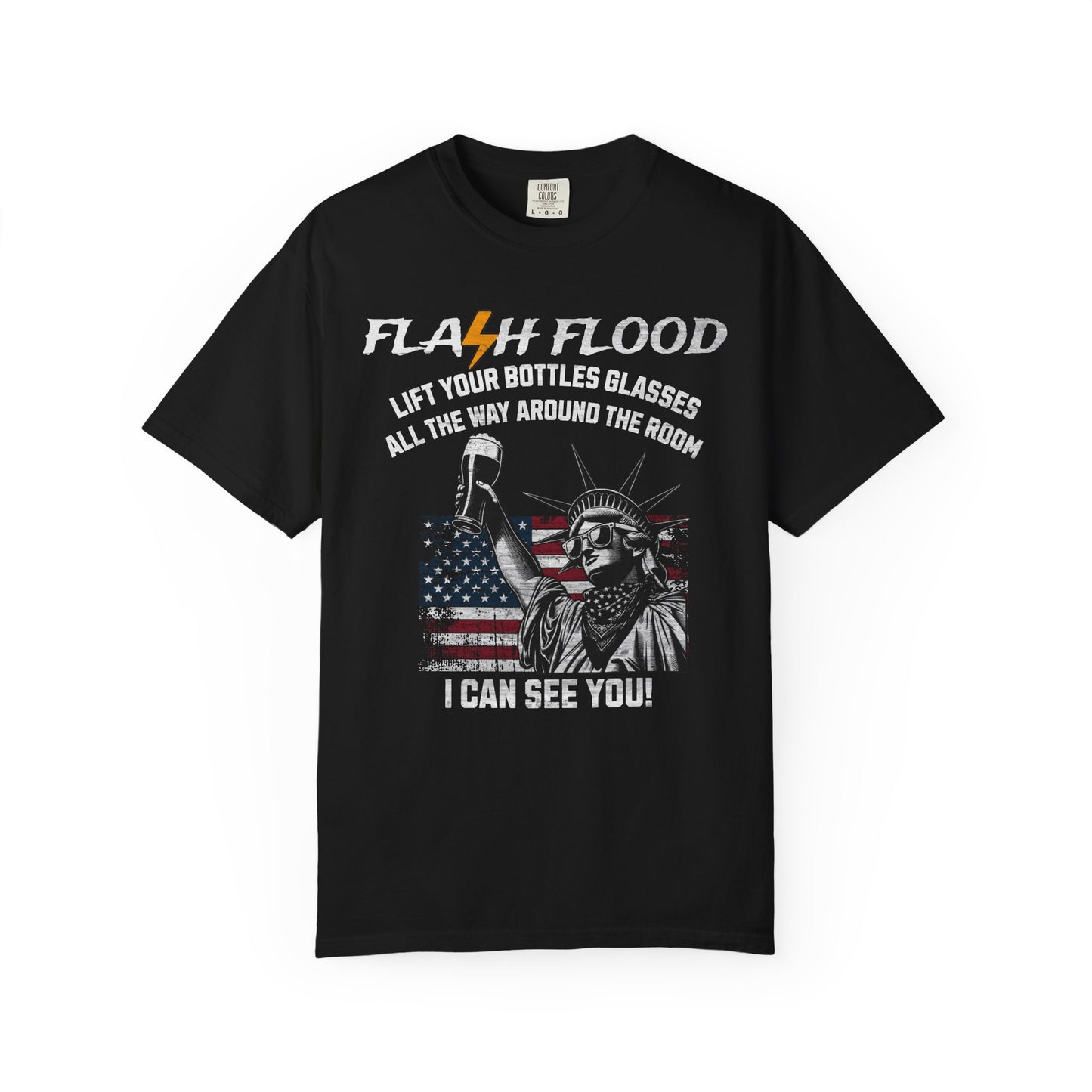 Flash Flood – I Can See You Toast Tee 🍻⚡
