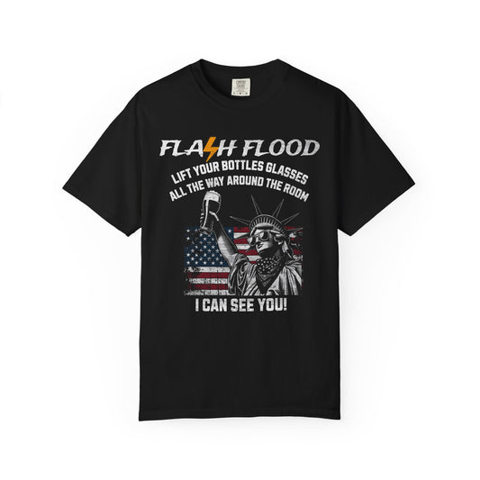 Flash Flood – I Can See You Toast Tee 🍻⚡