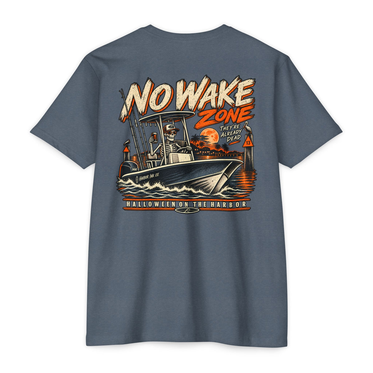 No Wake Zone - Halloween Tee