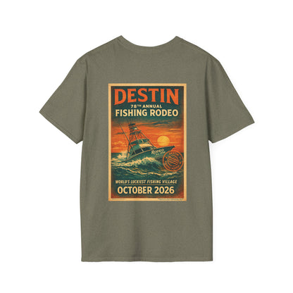 Hooked on the Horizon – Destin Fishing Rodeo 2026 Tee