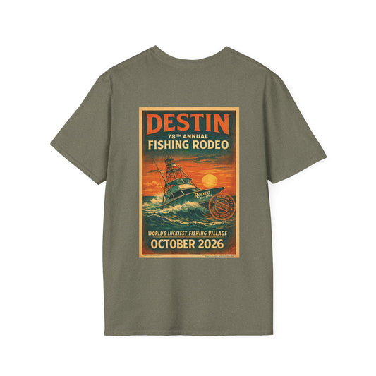 Hooked on the Horizon – Destin Fishing Rodeo 2026 Tee