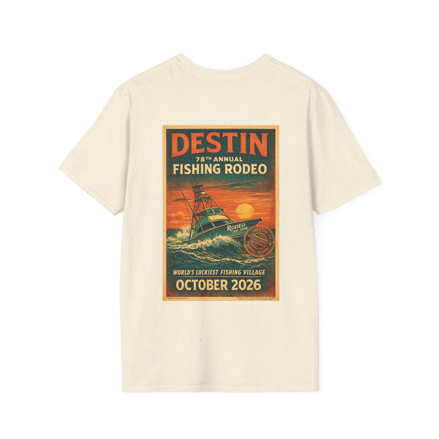 Hooked on the Horizon – Destin Fishing Rodeo 2026 Tee