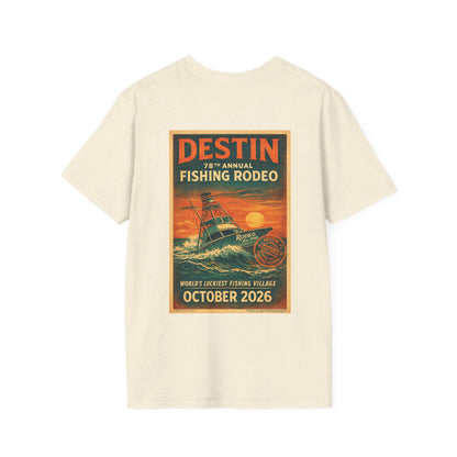 Hooked on the Horizon – Destin Fishing Rodeo 2026 Tee