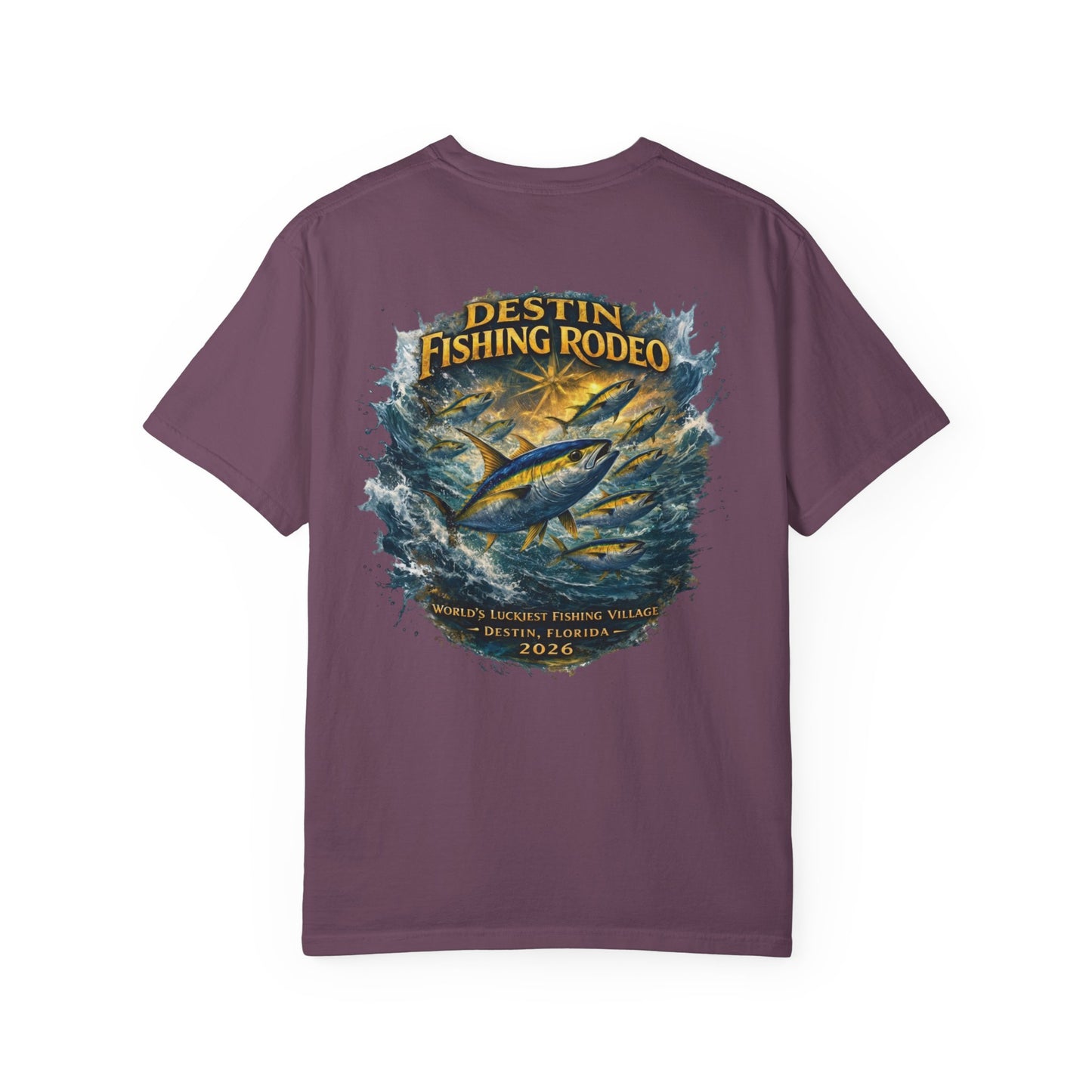 Yellowfin Frenzy – Destin Fishing Rodeo 2026 Tee
