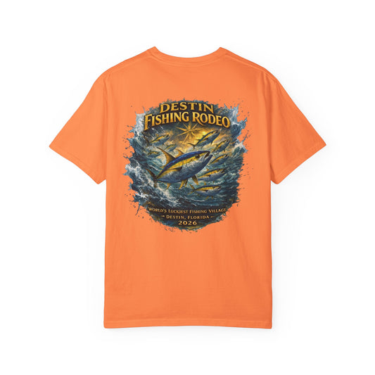 Yellowfin Frenzy – Destin Fishing Rodeo 2026 Tee