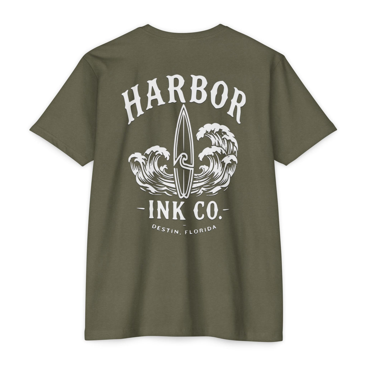 Harbor Ink Co. Surf Tee — Destin Florida Surfboard Graphic T-Shirt