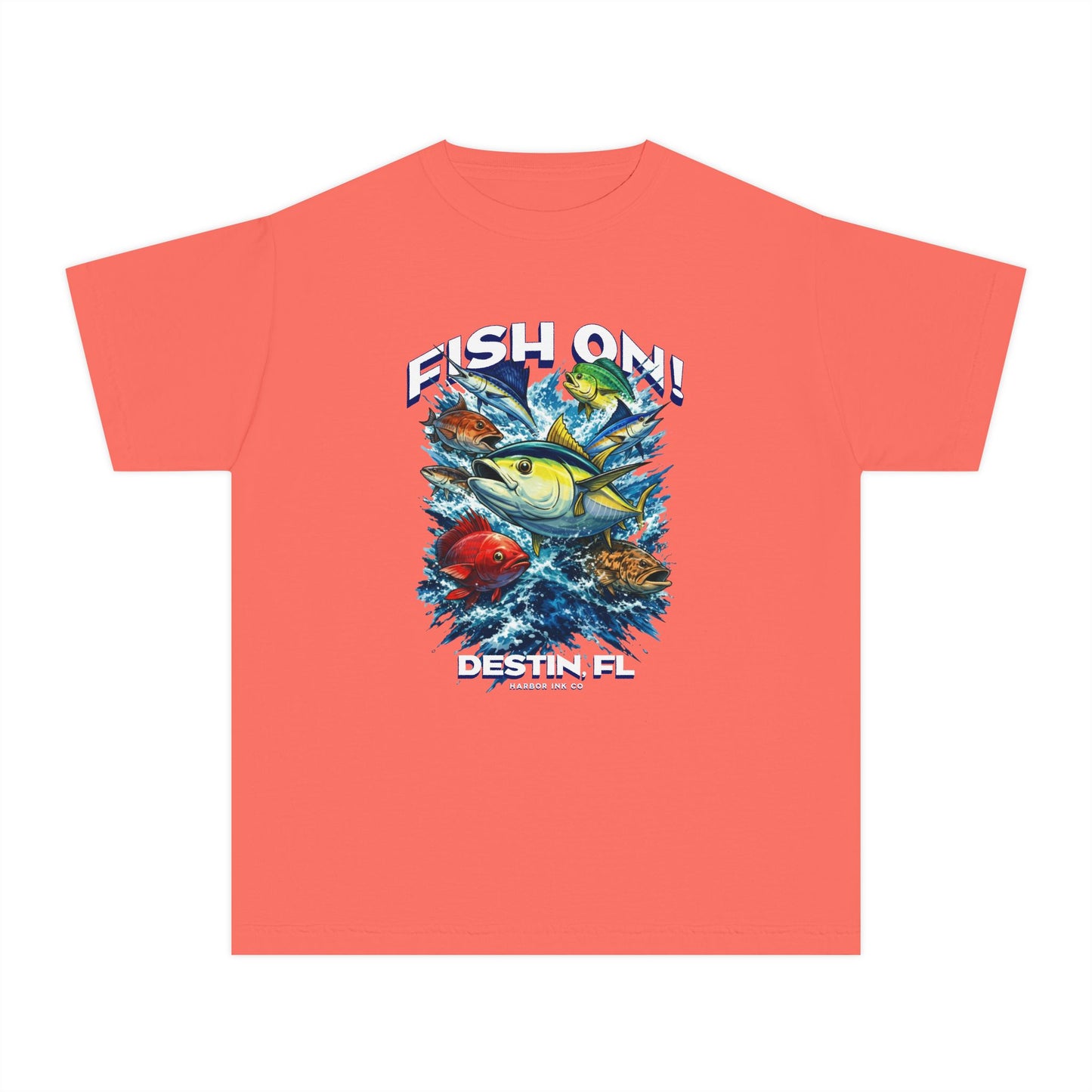 Fish Frenzy – Youth Coastal Tee