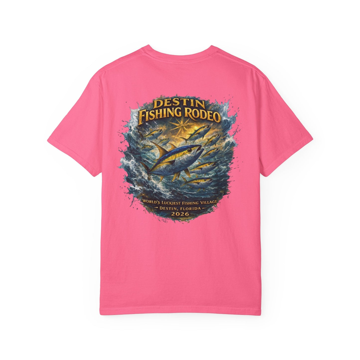 Yellowfin Frenzy – Destin Fishing Rodeo 2026 Tee