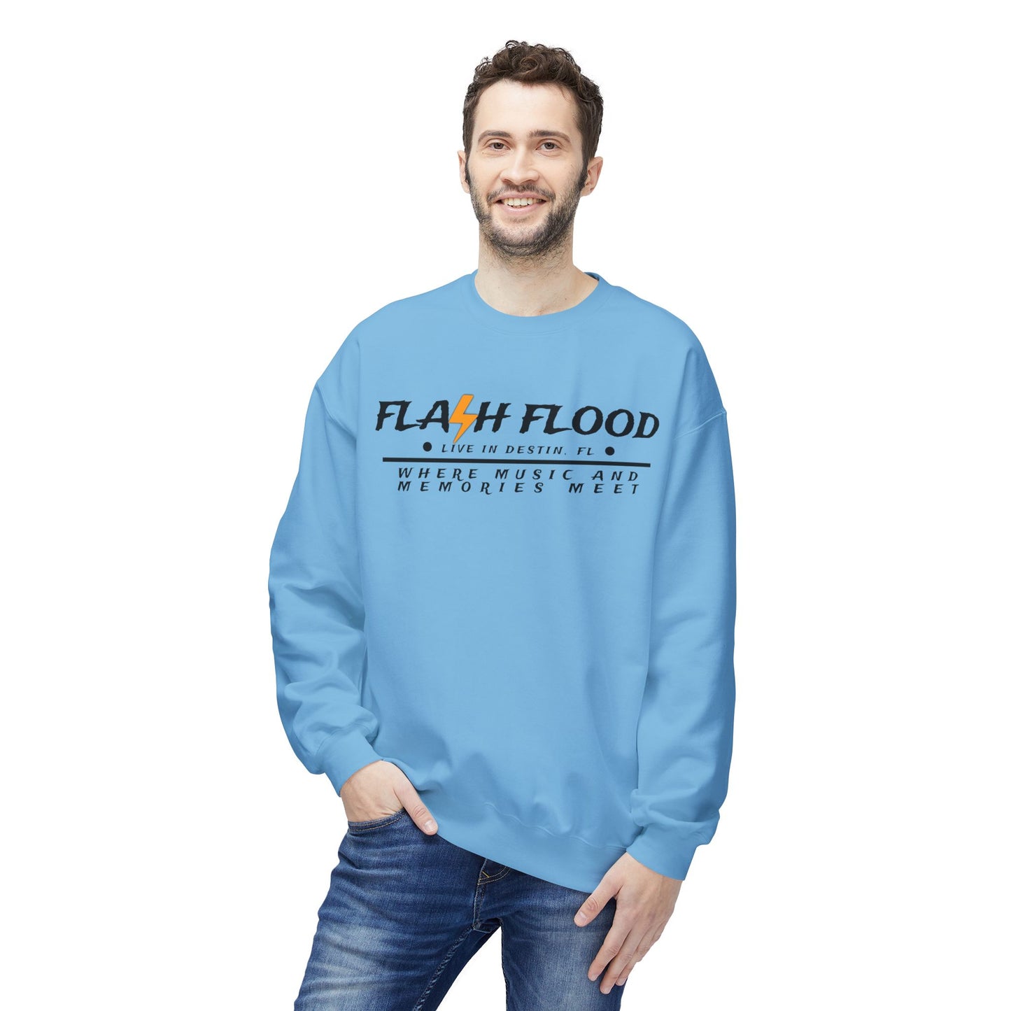 Flash Flood - Snowbird State of Mind - Fleece Crewneck Sweatshirt