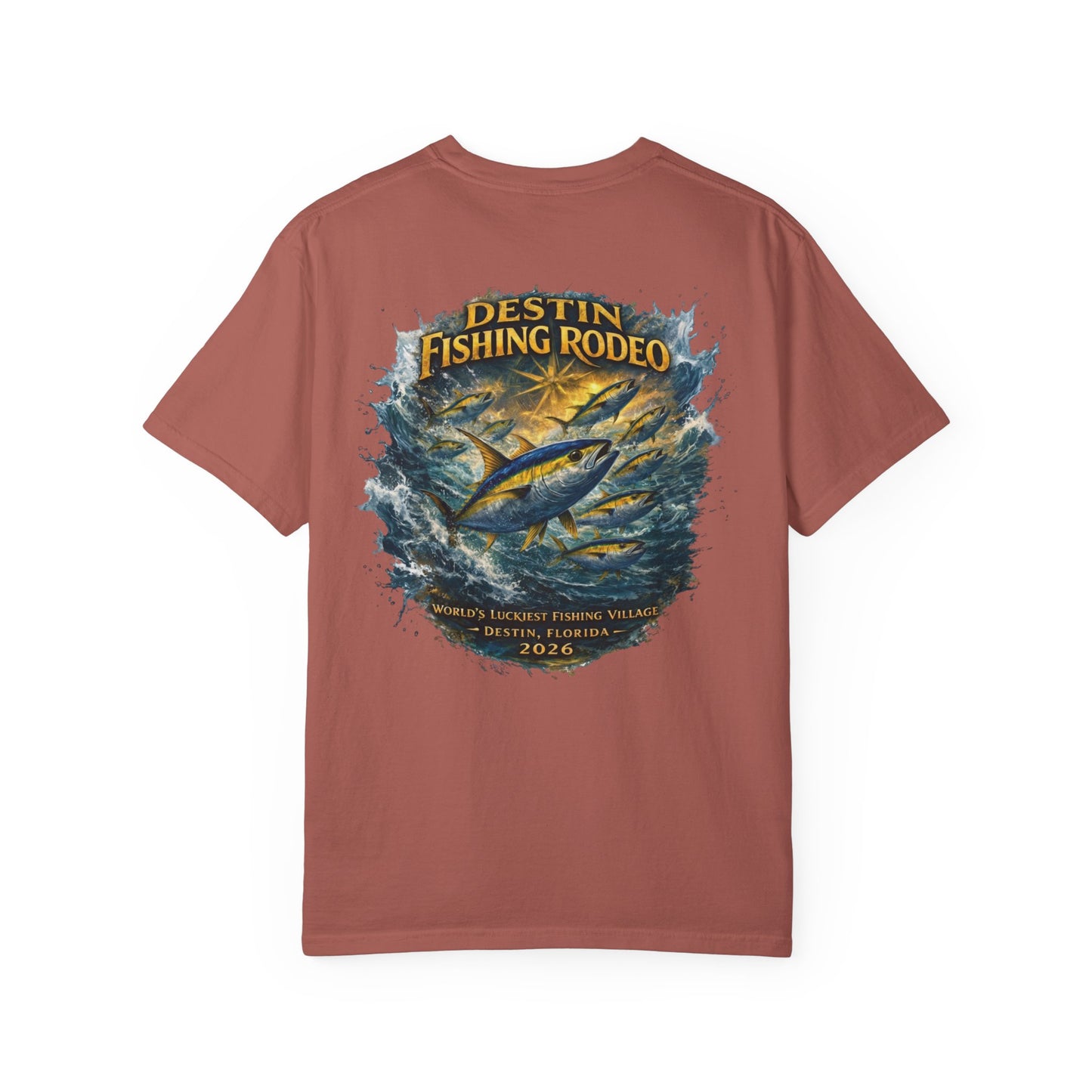 Yellowfin Frenzy – Destin Fishing Rodeo 2026 Tee