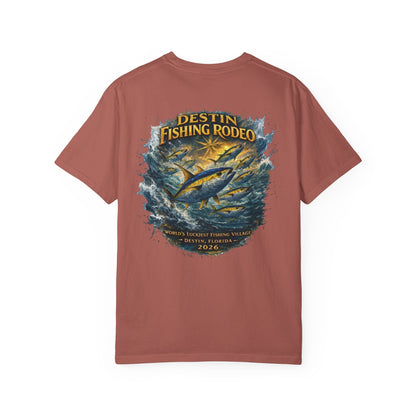 Yellowfin Frenzy – Destin Fishing Rodeo 2026 Tee