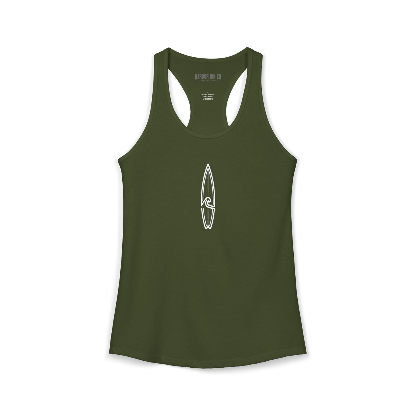 Longboard Logo Racerback Tank