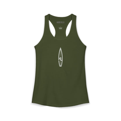 Longboard Logo Racerback Tank