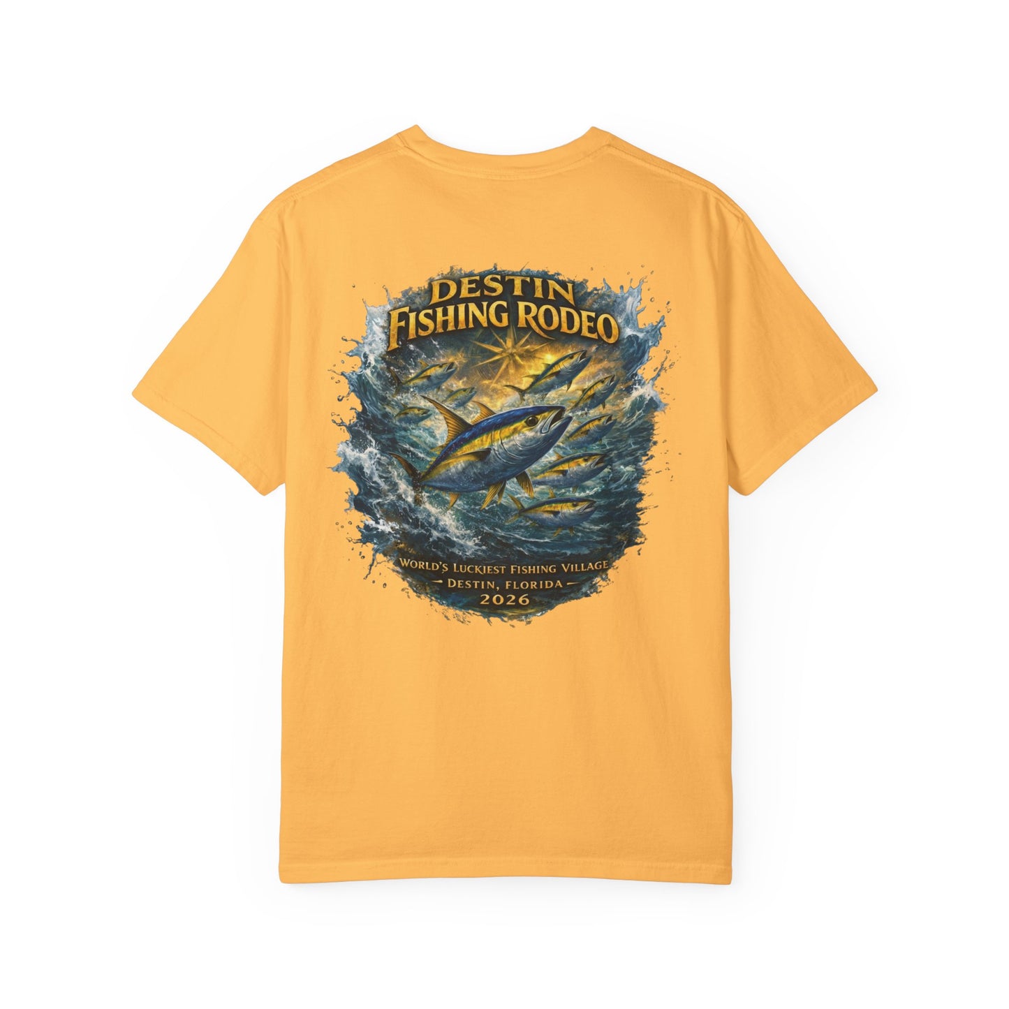 Yellowfin Frenzy – Destin Fishing Rodeo 2026 Tee