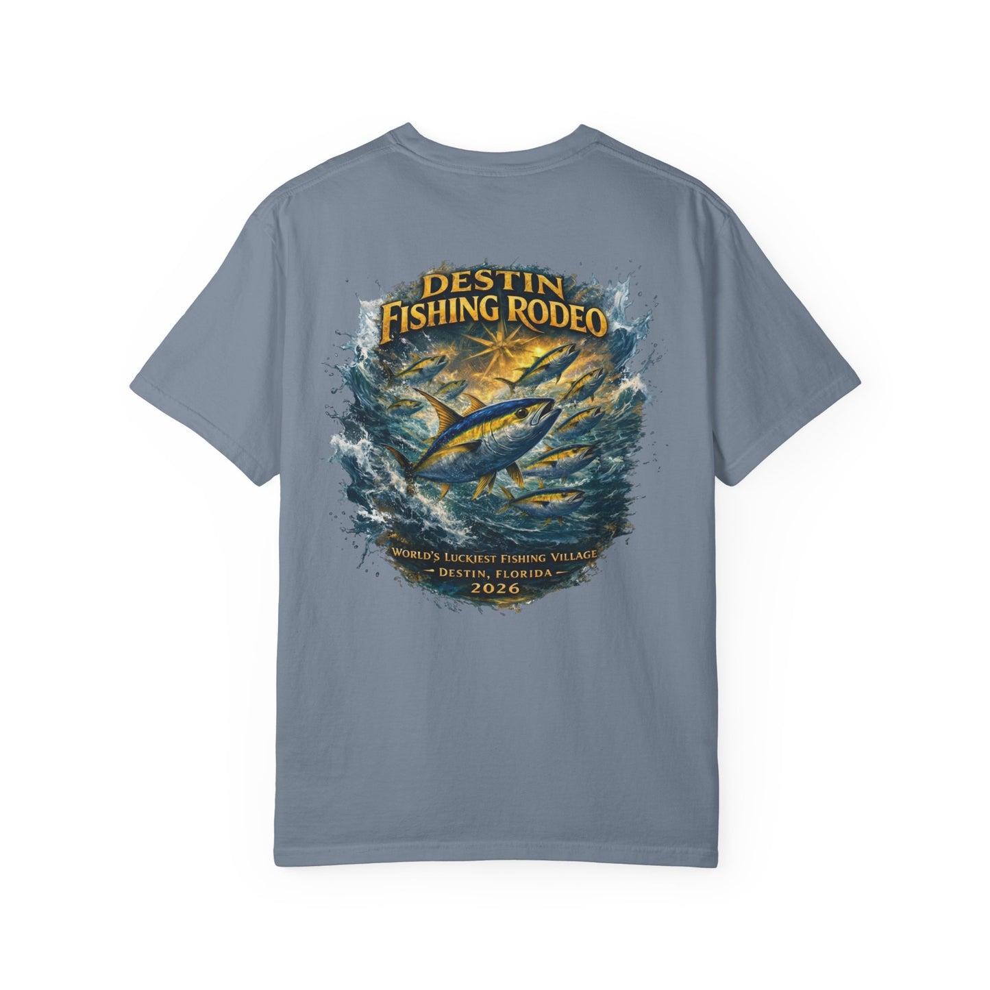 Yellowfin Frenzy – Destin Fishing Rodeo 2026 Tee