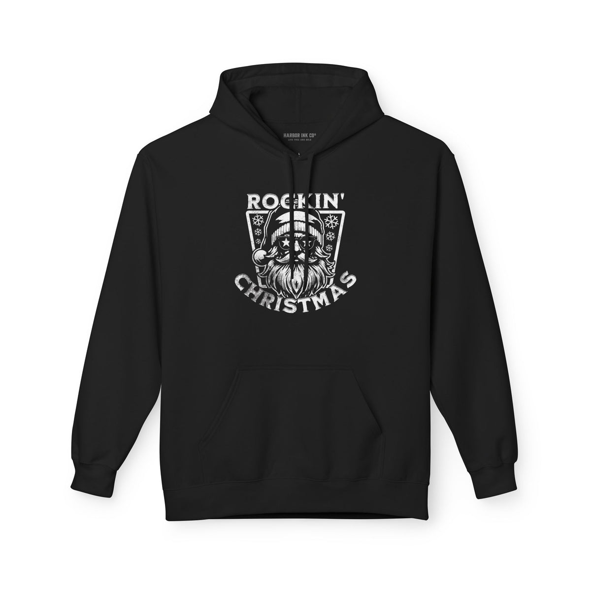 Rockin' Christmas Unisex Midweight Softstyle Fleece Hoodie