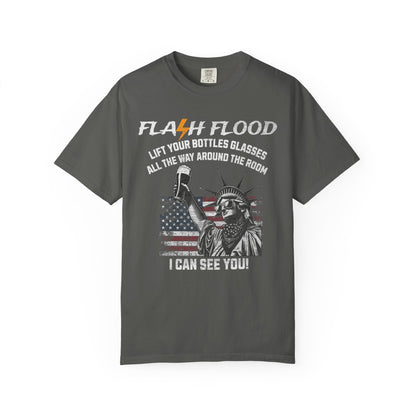Flash Flood – I Can See You Toast Tee 🍻⚡