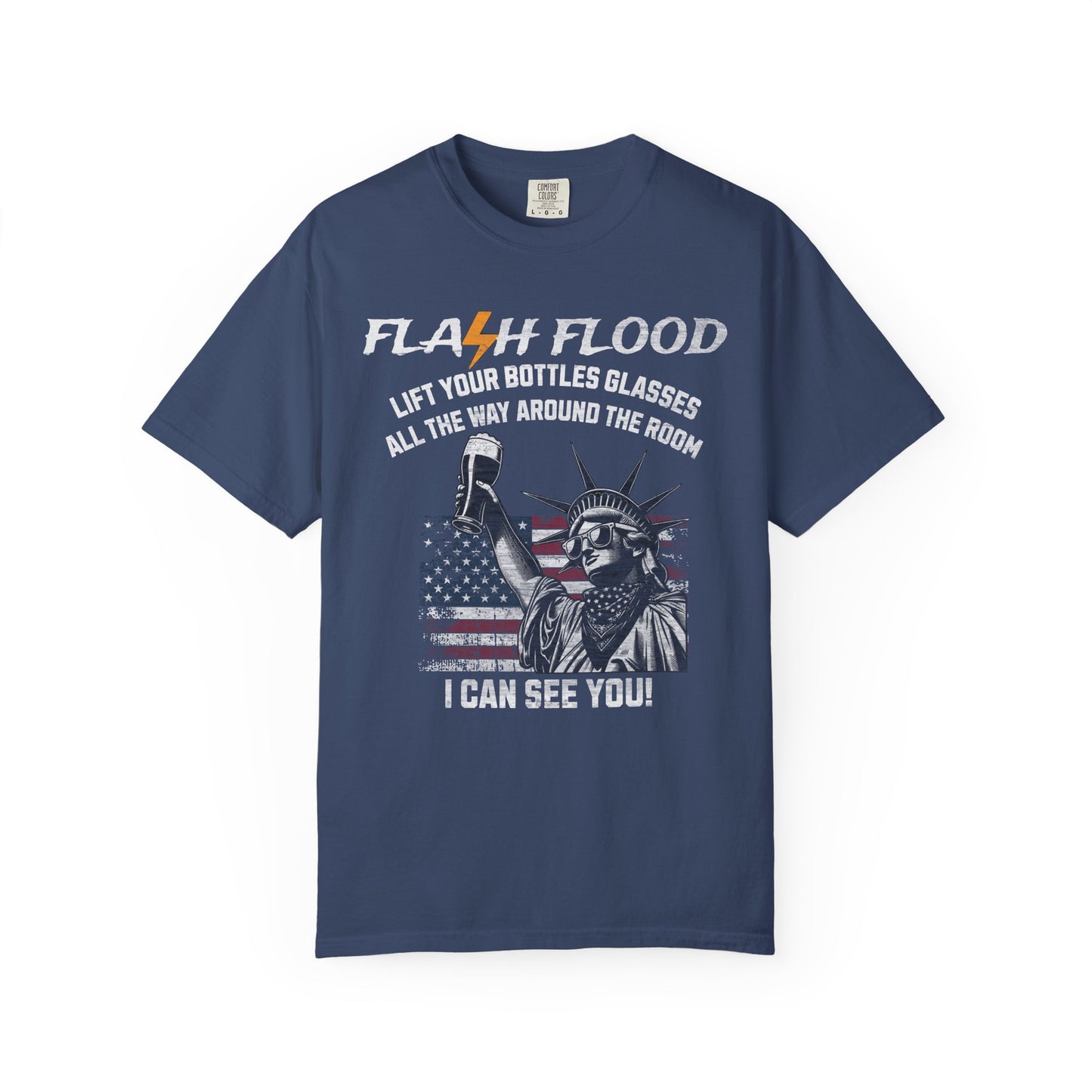 Flash Flood – I Can See You Toast Tee 🍻⚡