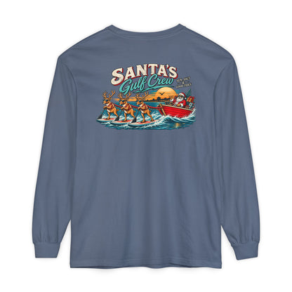 Santa’s Gulf Crew Unisex Long Sleeve Tee