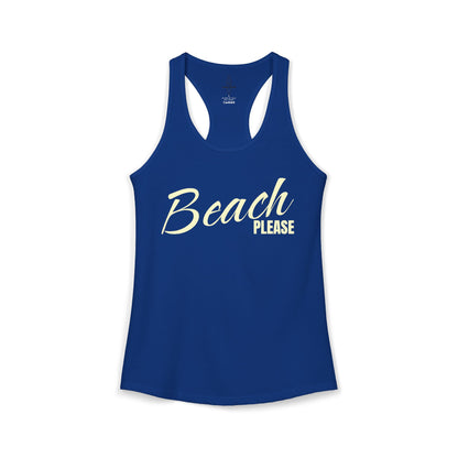 Beach Please – Women’s Ideal Racerback Tank
