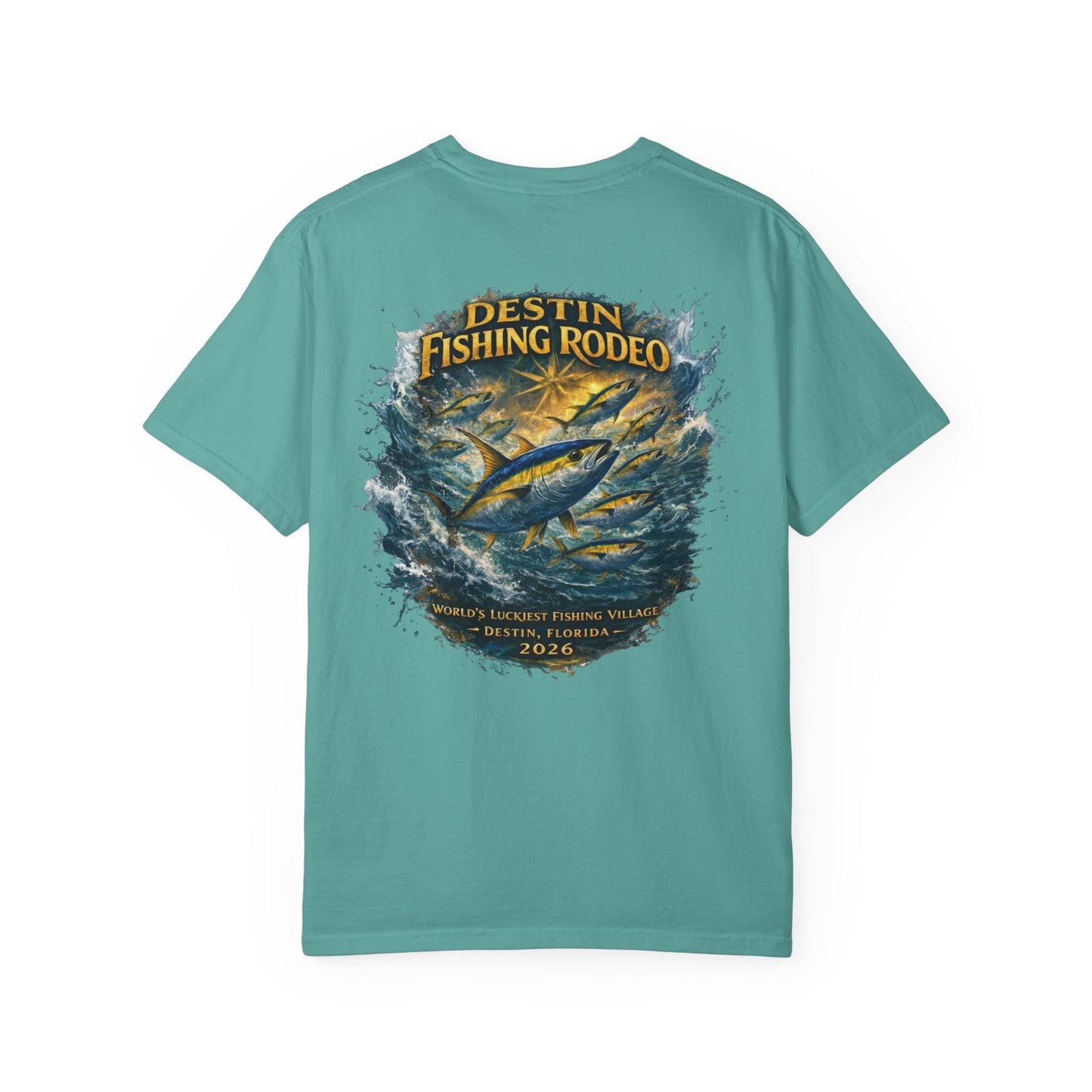 Yellowfin Frenzy – Destin Fishing Rodeo 2026 Tee