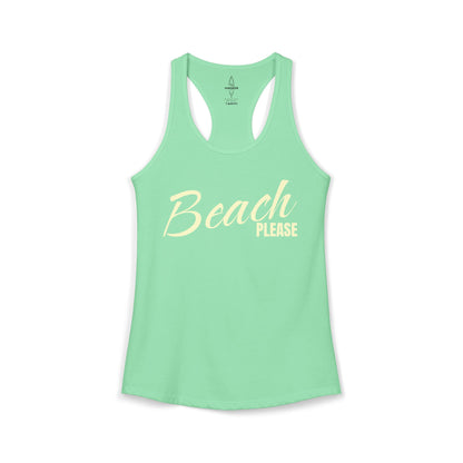Beach Please – Women’s Ideal Racerback Tank