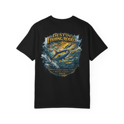 Yellowfin Frenzy – Destin Fishing Rodeo 2026 Tee