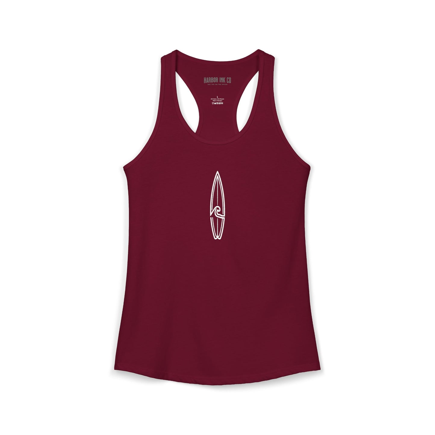 Longboard Logo Racerback Tank