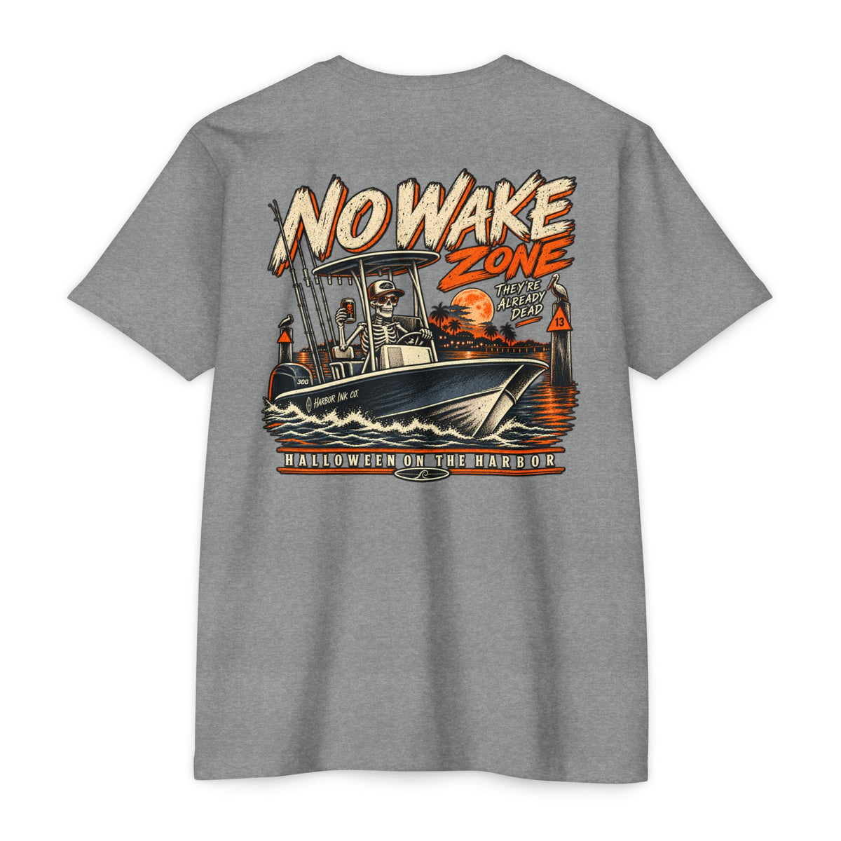 No Wake Zone - Halloween Tee