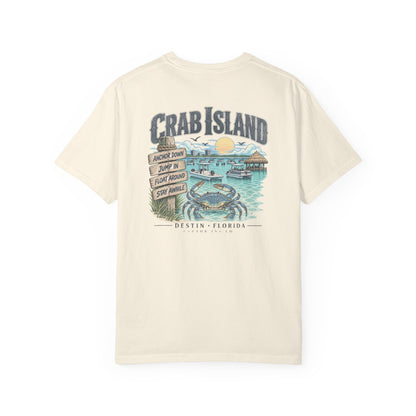 Crab Island Anchor Down Tee