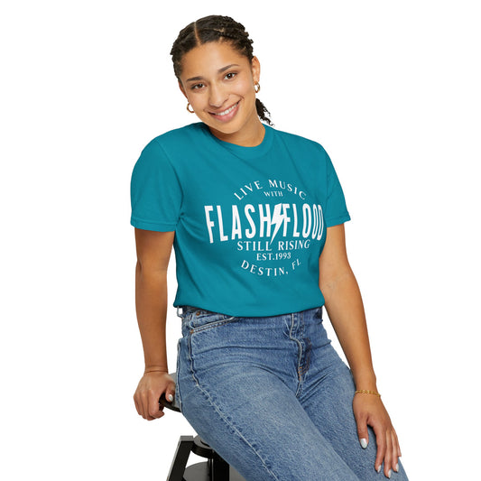 Flash Flood Still Rising - White Logo - Unisex T-shirt