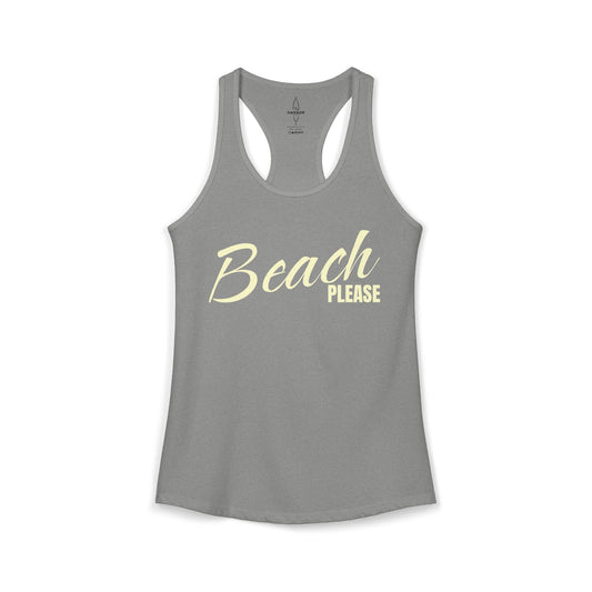 Harbor Ink Co.™ – Beach Please – Women’s Ideal Racerback Tank