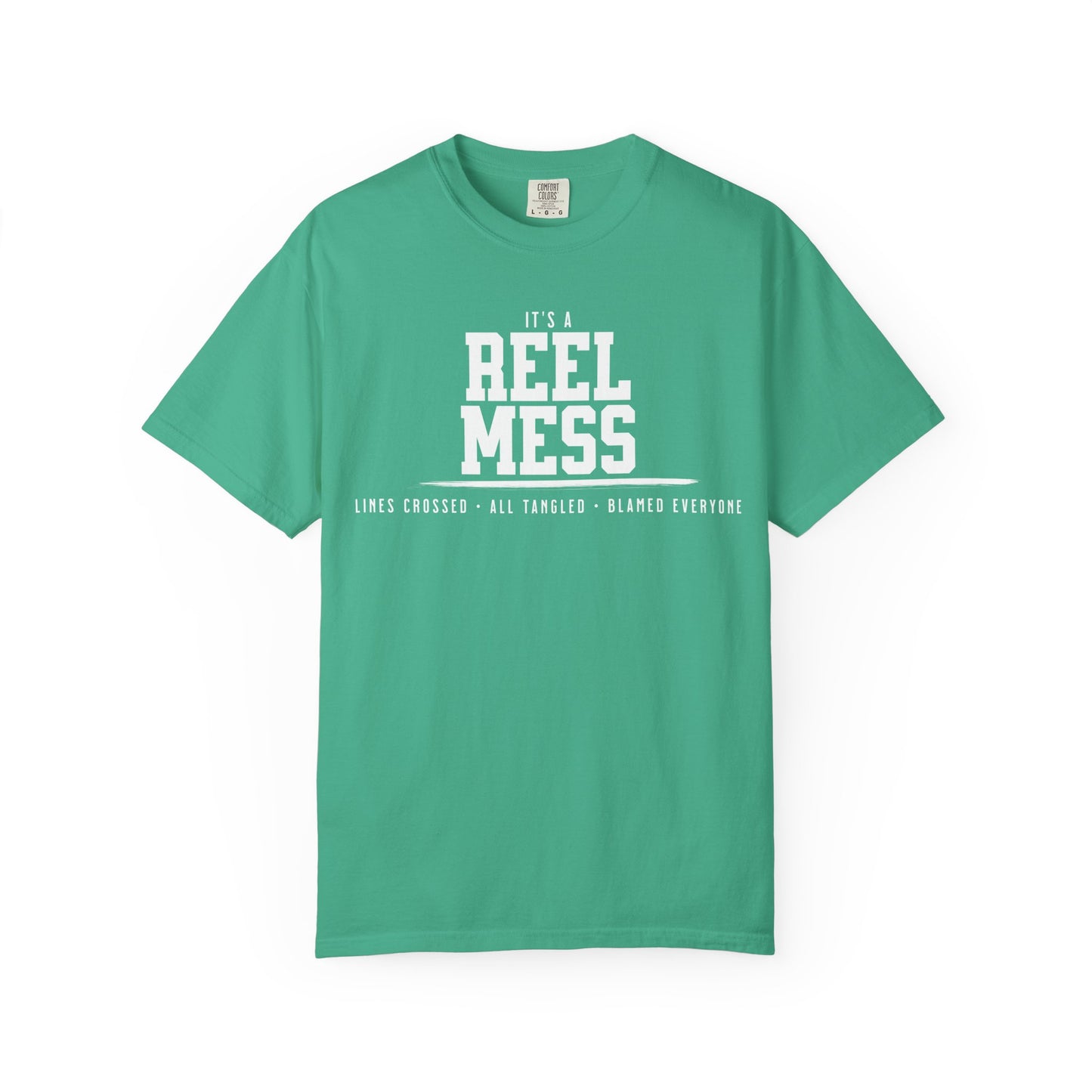 Reel Mess Tee - Lines Crossed