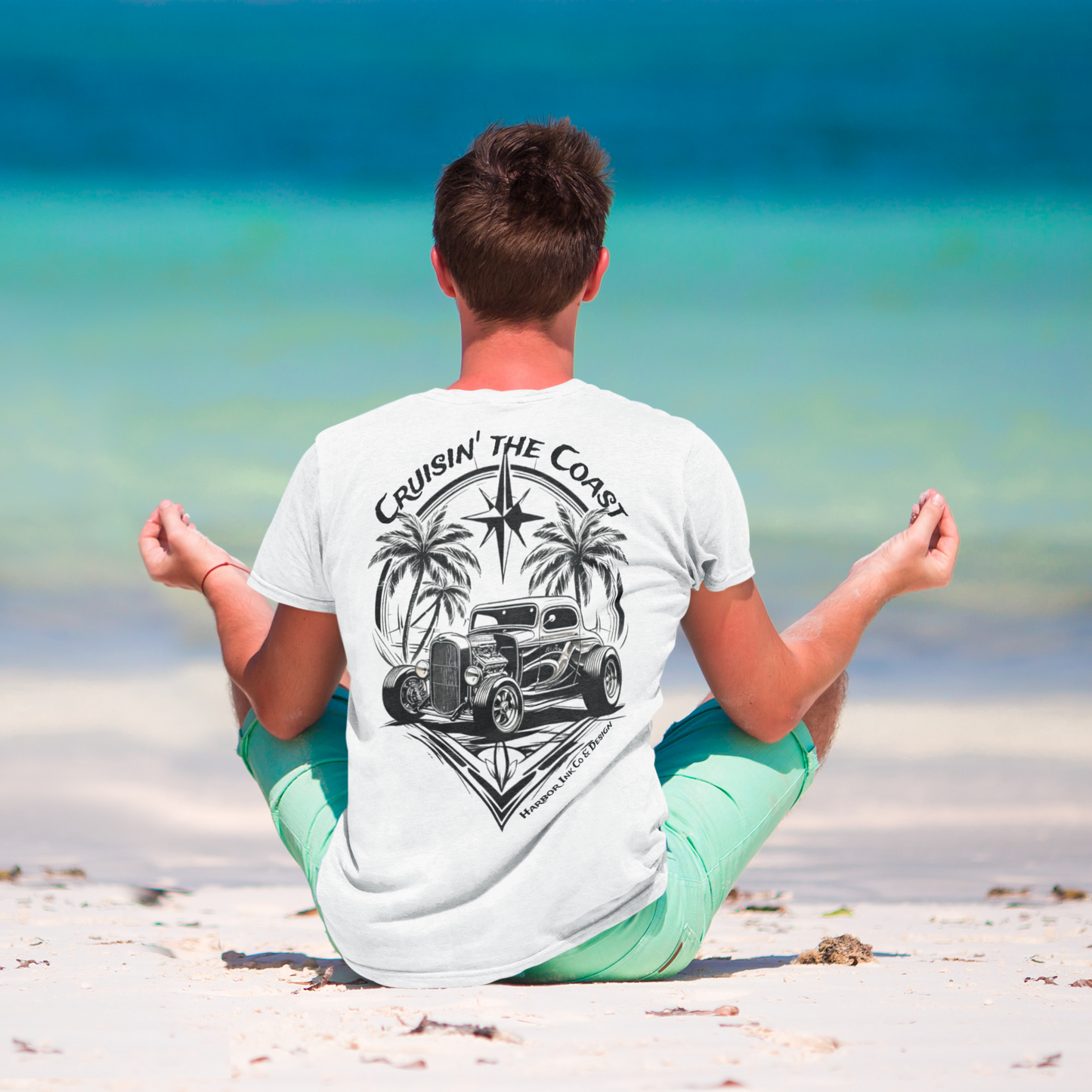 Cruisin’ the Coast Tee – Harbor Ink Co & Design Tee
