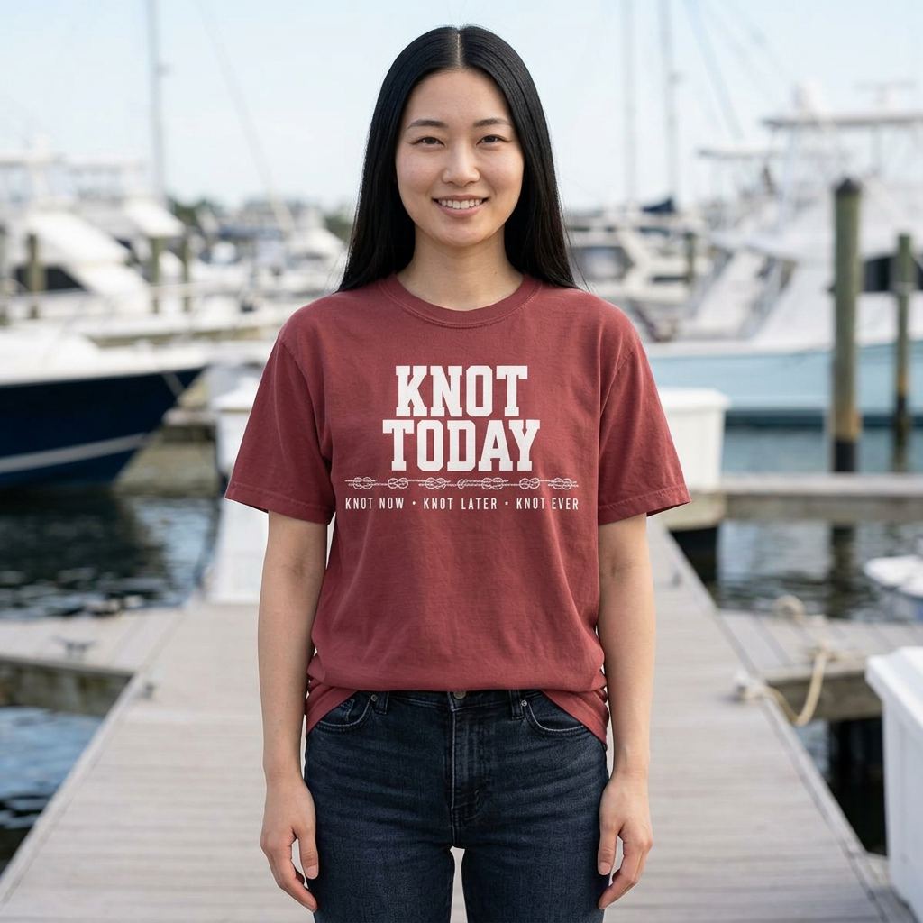 Knot Today Tee – Tied Off & Holding the Line