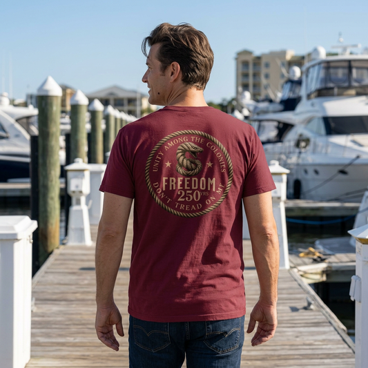Freedom 250 Seal Tee – Harbor Ink Co.