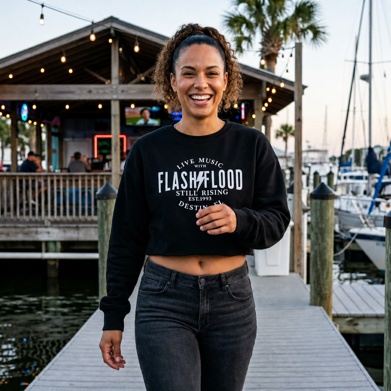 Flash Flood - Still Rising - Women's Cropped Sweatshirt⚡