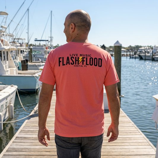 Flash Flood – Live Music Destin, FL Tee ⚡