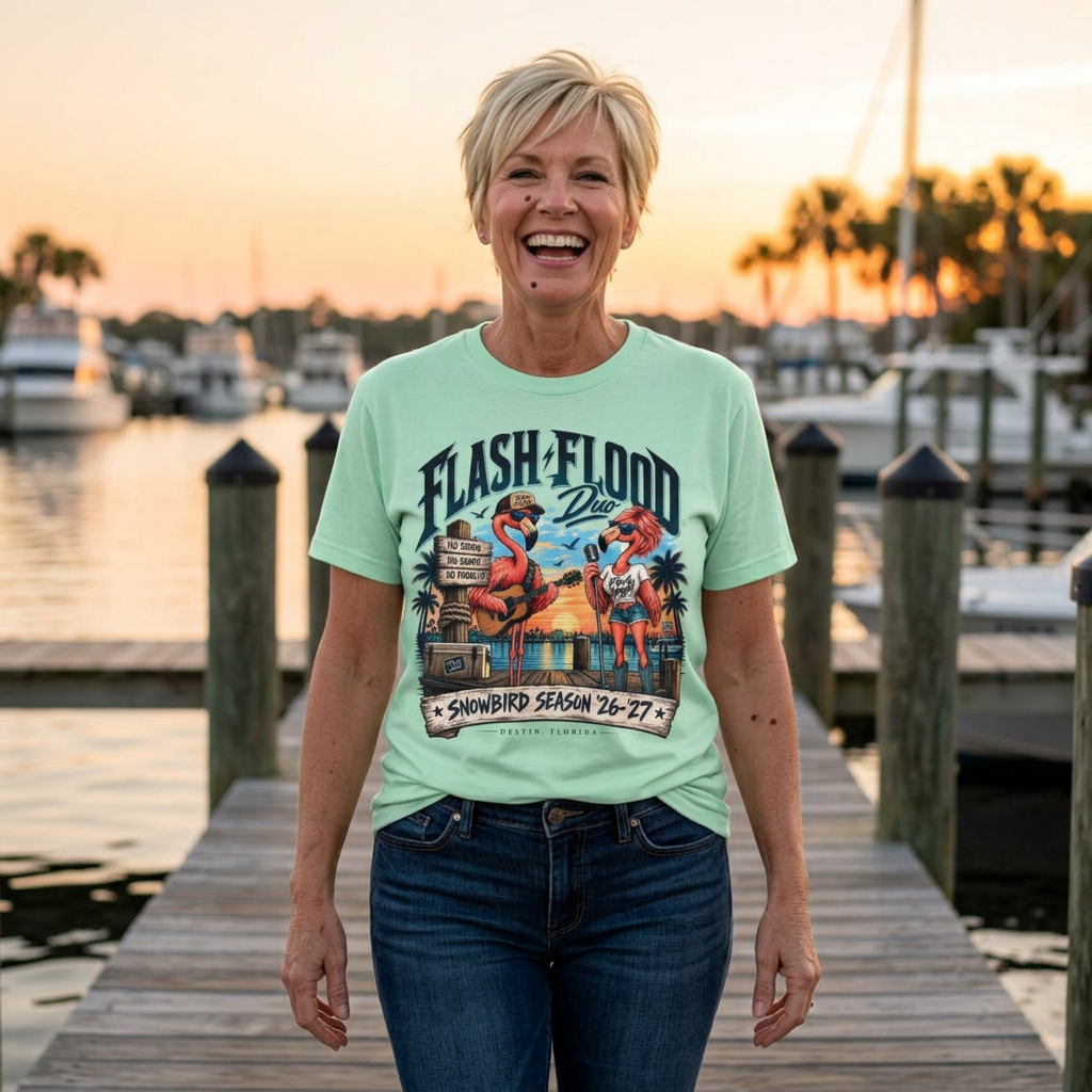 Flash Flood Duo – Flock Yeah Snowbird ’26 - '27 Tee