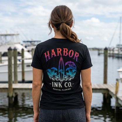 Harbor Ink Co. Surf Tee — Limited Drop -  Destin Florida Beach T-Shirt
