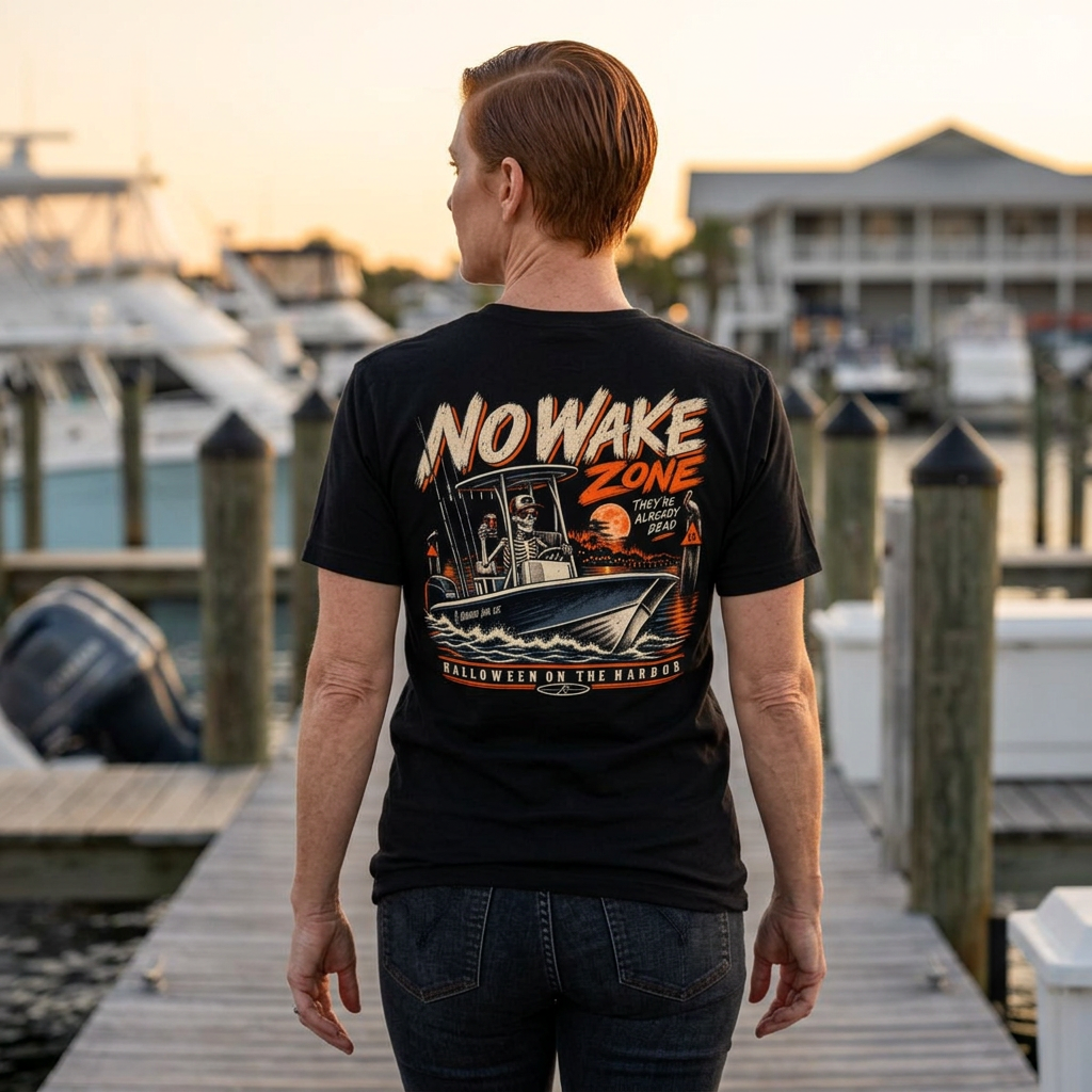 No Wake Zone - Halloween Tee